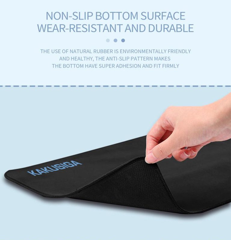 KAKUSIGA gaming mouse pad KSC-1161, 80x30x0.2cm, μαύρο - Image 3