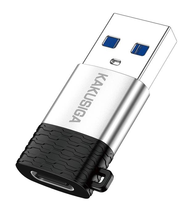 KAKUSIGA αντάπτορας USB-C σε USB KSC-1421, 5Gbps, 18W, γκρι