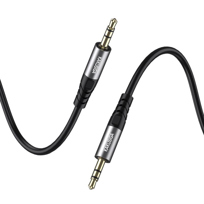 KAKUSIGA καλώδιο ήχου 3.5mm KSC-892, AUX, 1m, μαύρο - Image 3