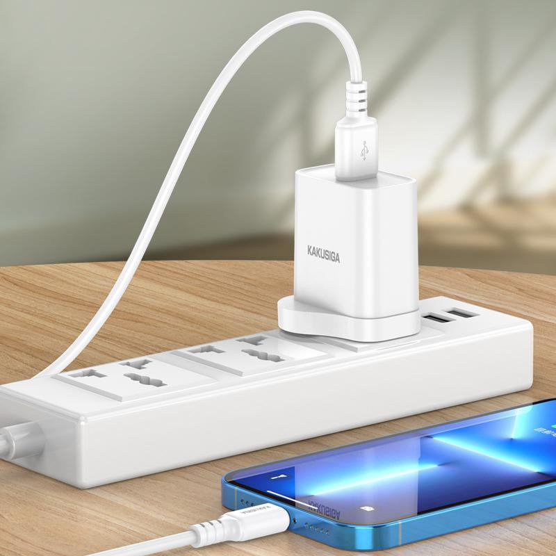 KAKUSIGA καλώδιο Lightning σε USB KSC-982, 3A, 480Mbps, 1m, λευκό - Image 2