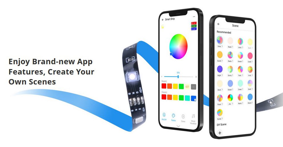SONOFF smart LED καλωδιοταινία L2-LITE-5M, RGB, WiFi & BT, 5m - Image 5