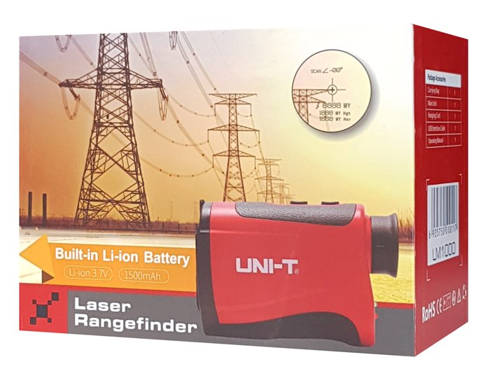 UNI-T laser μετρητής εύρους απόστασης LM1000, 7x οπτικό ζουμ - Image 3