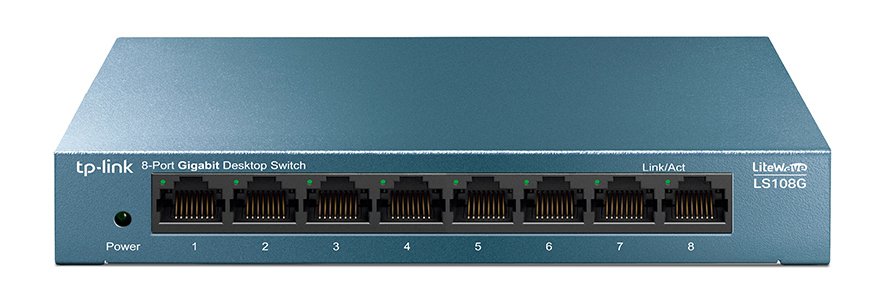 TP-LINK Desktop Switch LS108G, 8-port 10/100/1000Mbps, Ver. 1.0 - Image 3