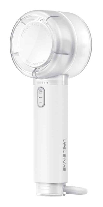 USAMS φορητός ανεμιστήρας LU01 με 5 ταχύτητες, 2000mAh, λευκός