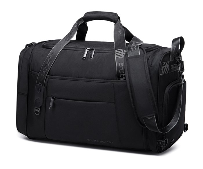 ARCTIC HUNTER τσάντα ταξιδίου LX00021, πτυσσόμενη, 30L, μαύρη