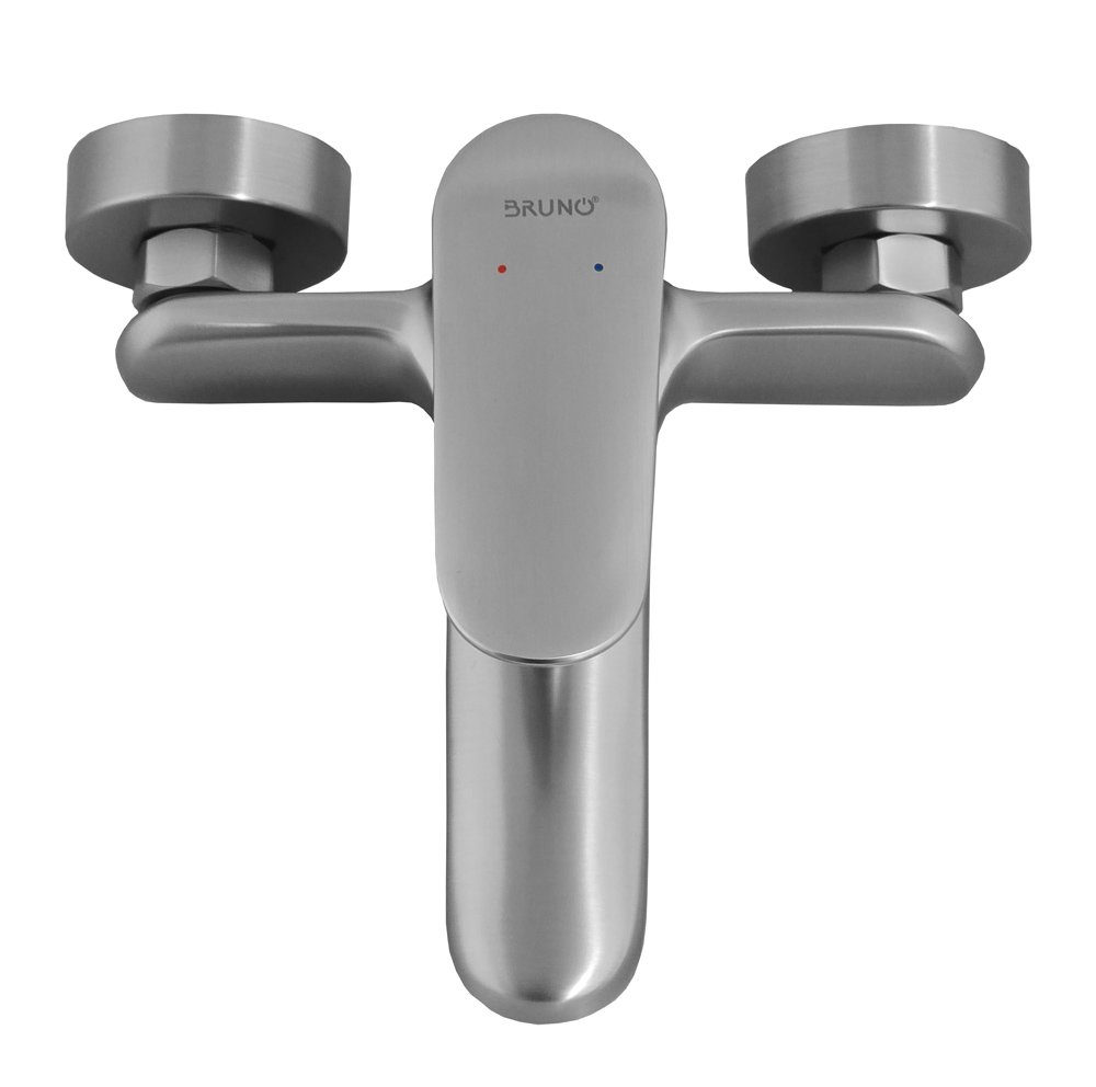 BRUNO μπαταρία τοίχου μπάνιου M31570-235C, αναμεικτική, ασημί - Image 3