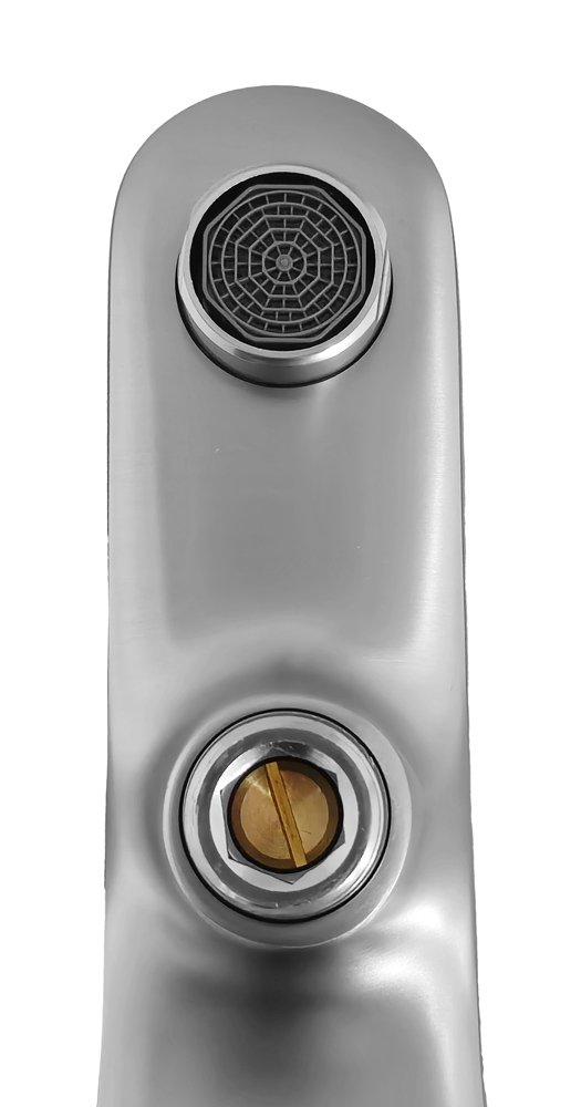 BRUNO μπαταρία τοίχου μπάνιου M31570-235C, αναμεικτική, ασημί - Image 5