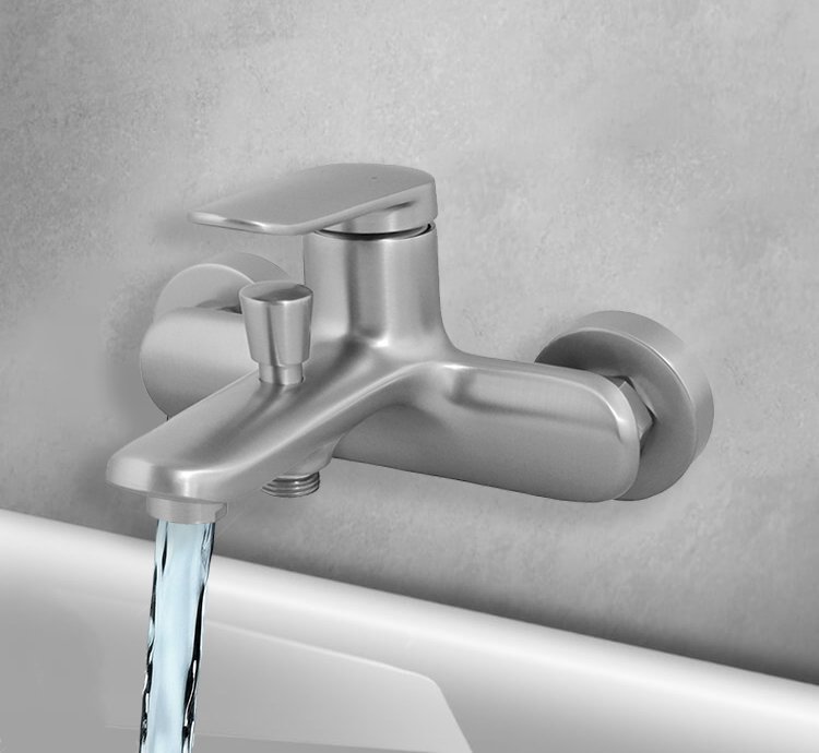 BRUNO μπαταρία τοίχου μπάνιου M31570-235C, αναμεικτική, ασημί - Image 2