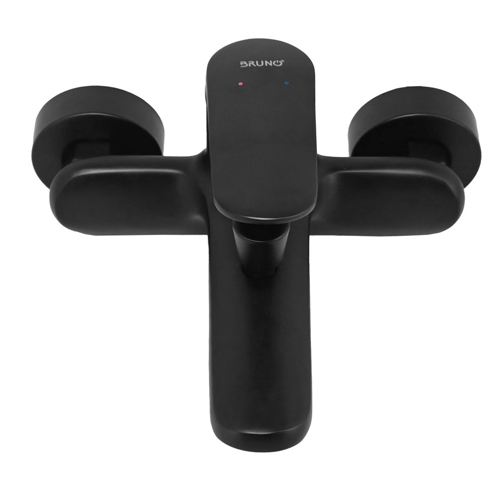 BRUNO μπαταρία τοίχου μπάνιου M31570-235H, αναμεικτική, μαύρη - Image 3