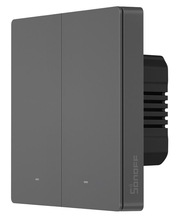 SONOFF smart διακόπτης M5-2C-86, διπλός, WiFi, γκρι