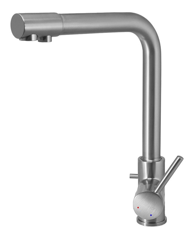 BRUNO μπαταρία πάγκου κουζίνας M54510-207, τρίοδη, αναμεικτική, ασημί - Image 4