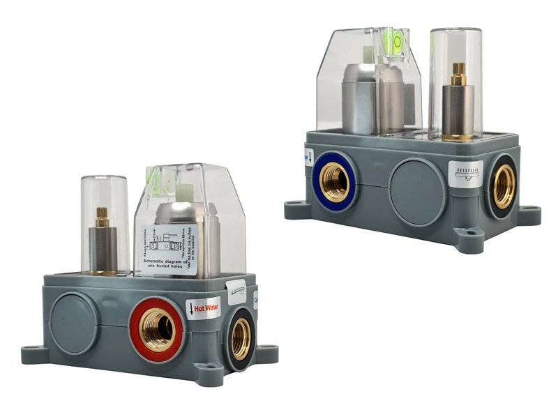 BRUNO σετ κεφαλή ντους με τηλέφωνο M63125-531, αναμεικτική, εντοιχισμού, ασημί - Image 4