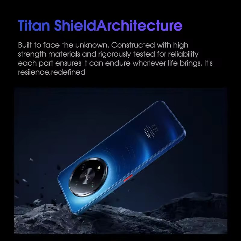 MEIZU smartphone Mblu 22 Pro, 6.79", 8/256GB, 5000mAh, μαύρο - Image 6