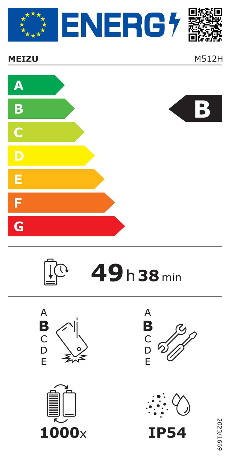 MEIZU smartphone Mblu 22 Pro, 6.79", 8/256GB, 5000mAh, μαύρο - Image 9