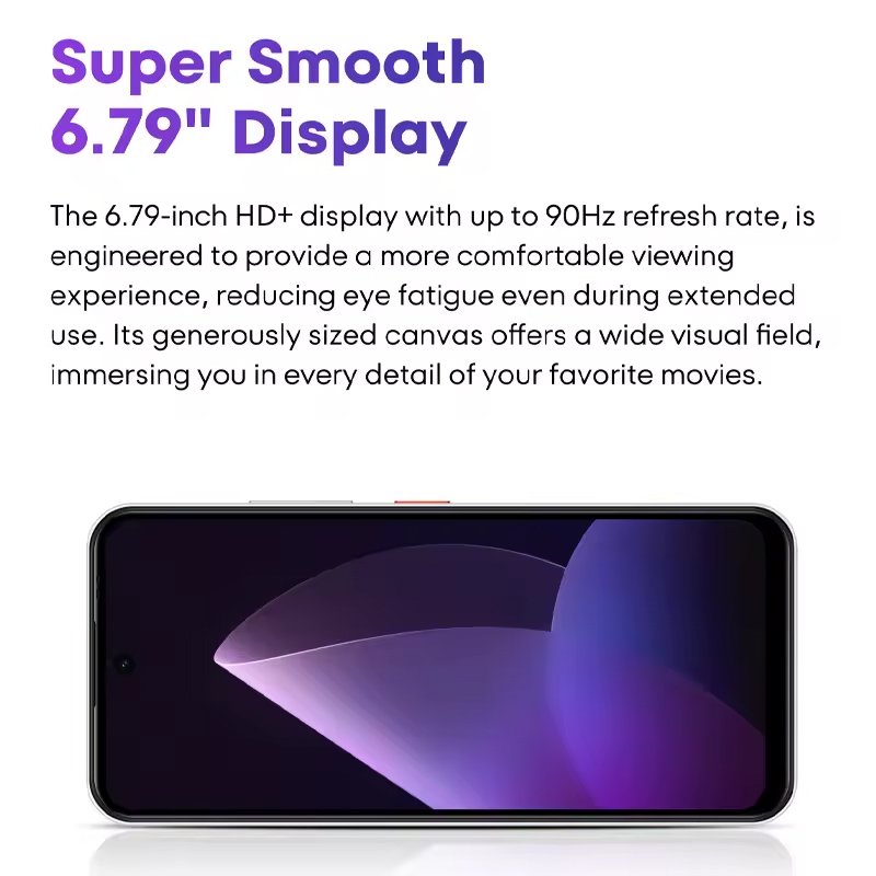 MEIZU smartphone Mblu 22, 6.79", 3/64GB, 5000mAh, λευκό - Image 4