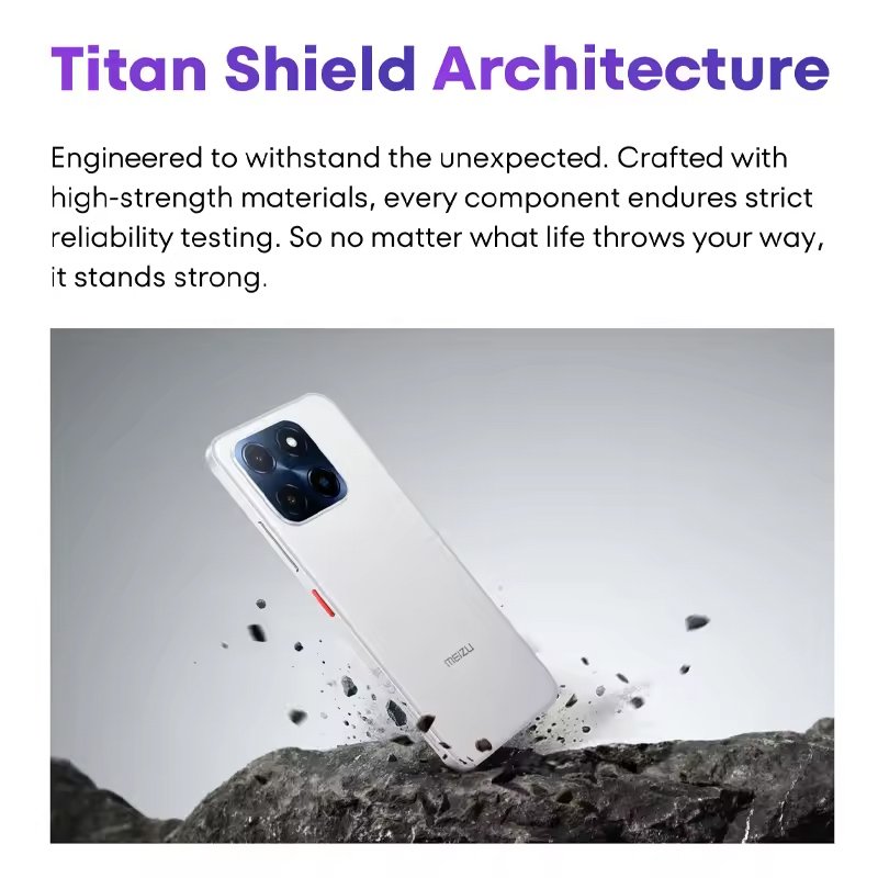 MEIZU smartphone Mblu 22, 6.79", 3/64GB, 5000mAh, λευκό - Image 5