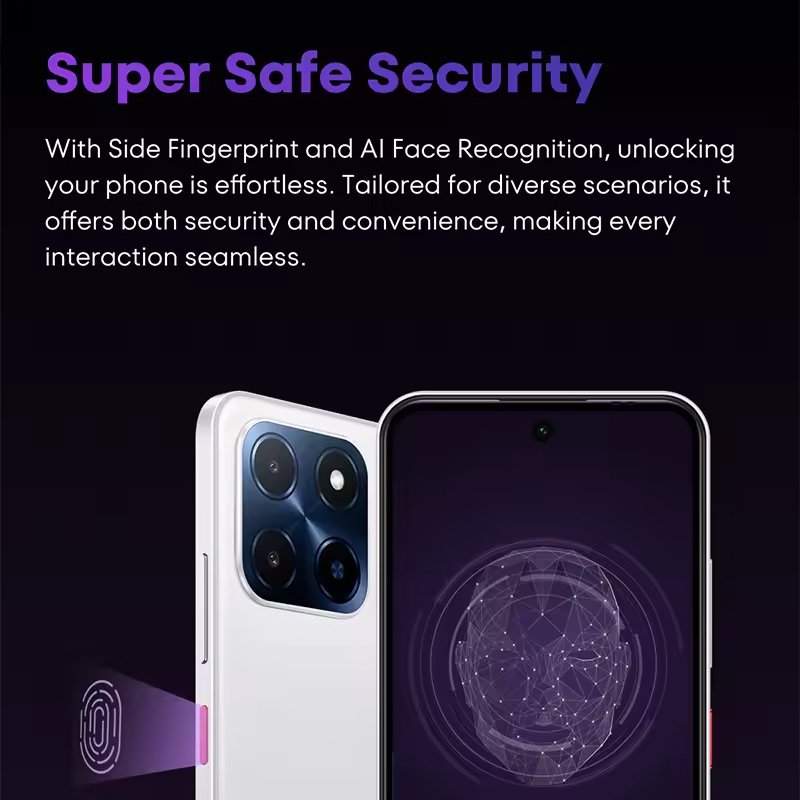 MEIZU smartphone Mblu 22, 6.79", 3/64GB, 5000mAh, λευκό - Image 6