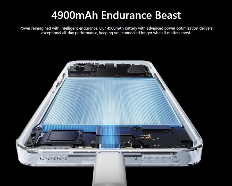 MEIZU smartphone Mblu 21, 6.79", 6/128GB, 4900mAh, μαύρο - Image 4