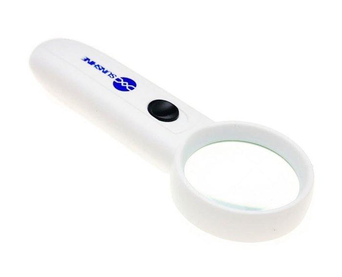 SUNSHINE μεγεθυντικός φακός χειρός MG6B-3 με φωτισμό LED, Φ50mm, 5x