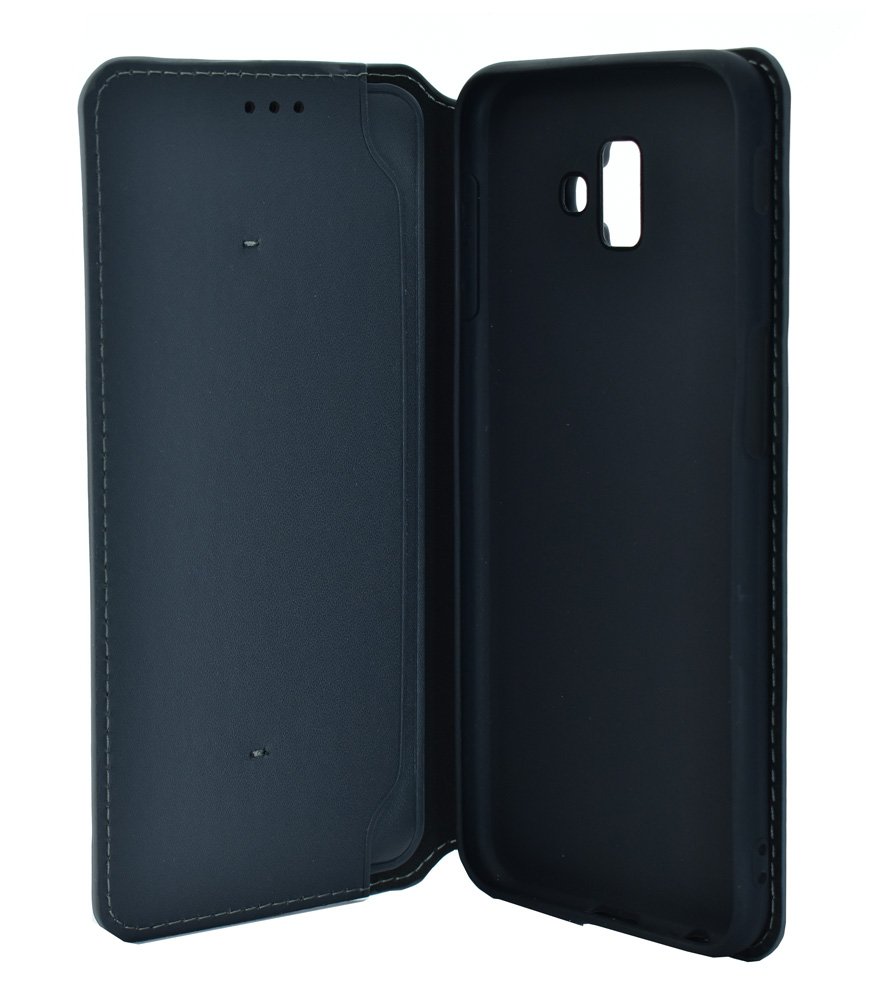 POWERTECH Θήκη Slim Leather για Samsung J6 Plus 2018, γκρι - Image 3