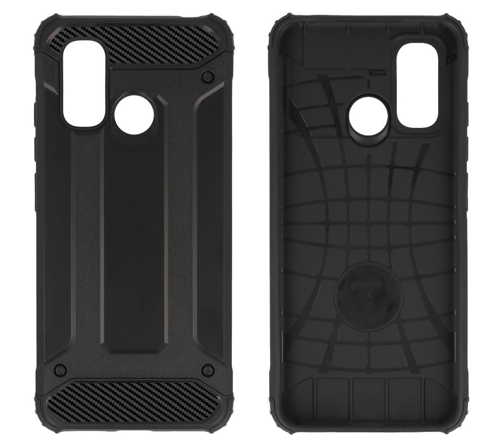 POWERTECH θήκη Armor Carbon MOB-1966 για Xiaomi Redmi 12C/11A, μαύρη - Image 2