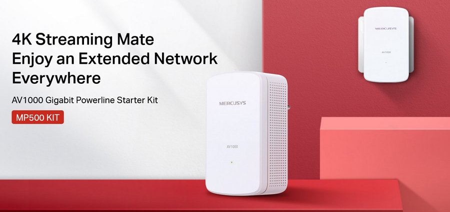 MERCUSYS Powerline MP500 Kit, AV1000 Gigabit, Ver: 1.0 - Image 5