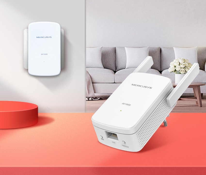 MERCUSYS Powerline Extender MP510 Kit, AV1000 Gigabit, WiFi, Ver: 1.0 - Image 4