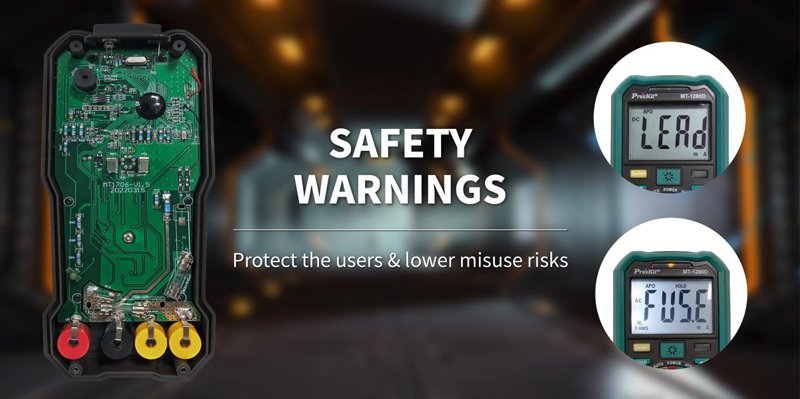 PROSKIT ψηφιακό πολύμετρο MT-1280D, 1000V DC, NVC, True RMS - Image 6