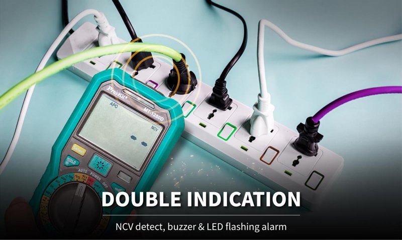 PROSKIT ψηφιακό πολύμετρο MT-1280D, 1000V DC, NVC, True RMS - Image 9