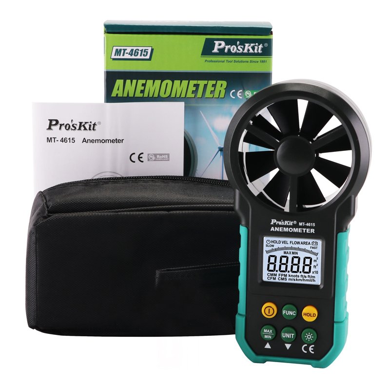 PROSKIT ψηφιακό ανεμόμετρο MT-4615, 0.8~40m/s - Image 2