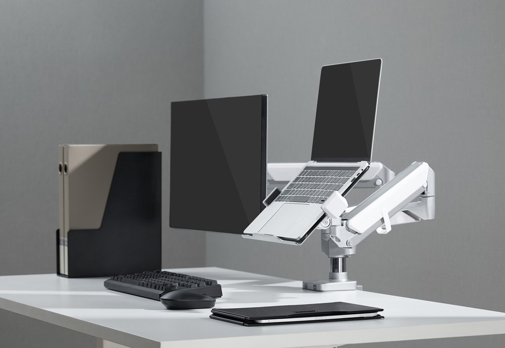 BRATECK βάση laptop NBH-6E για βάση οθονών, VESA 75x75, 11.6-17.3", γκρι - Image 6