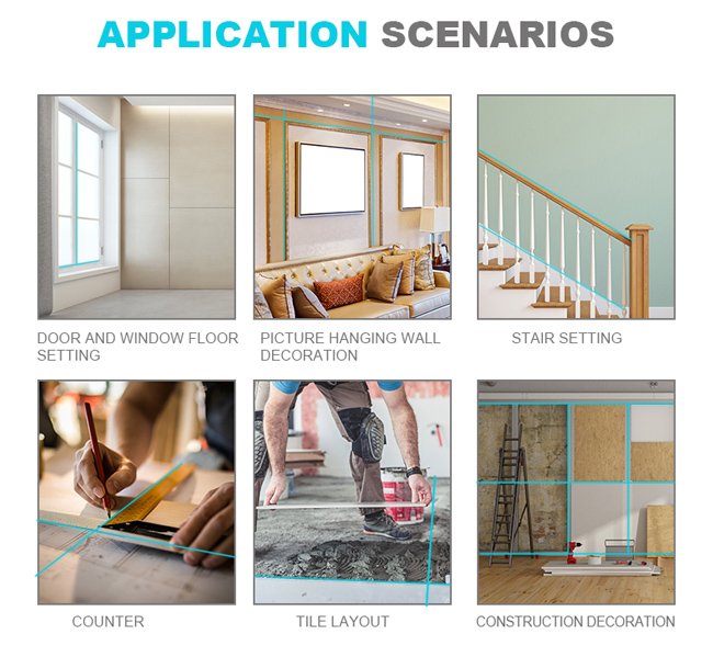 NOYAFA γραμμικό αλφάδι laser NF-112G, με πράσινη δέσμη 12 ακτίνων 3D - Image 3