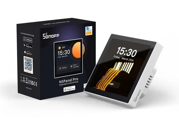 SONOFF smart panel ελέγχου NSPanel Pro, οθόνη αφής, Wi-Fi, Zigbee, λευκό - Image 5