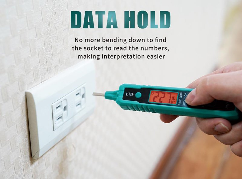 PROSKIT ανιχνευτής τάσης NT-320, 12V έως 300V, επαφής - Image 3