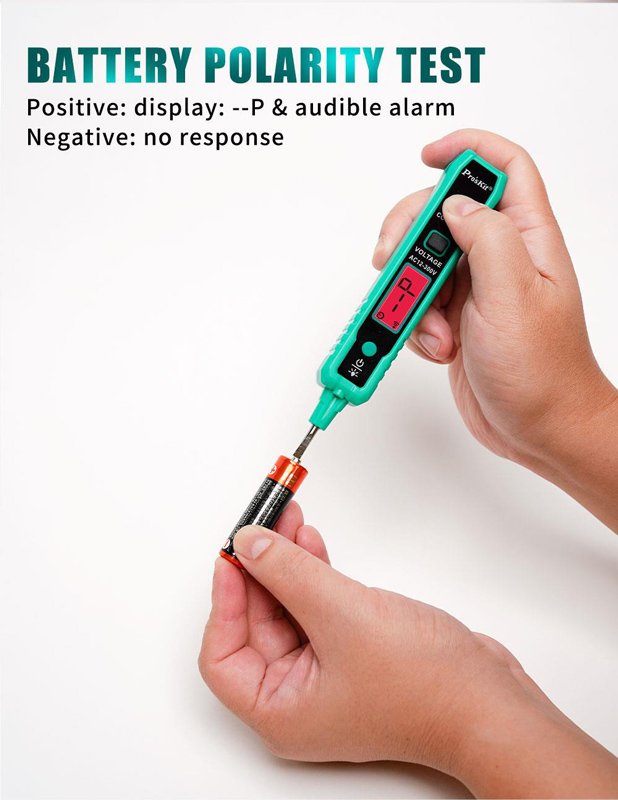 PROSKIT ανιχνευτής τάσης NT-320, 12V έως 300V, επαφής - Image 6