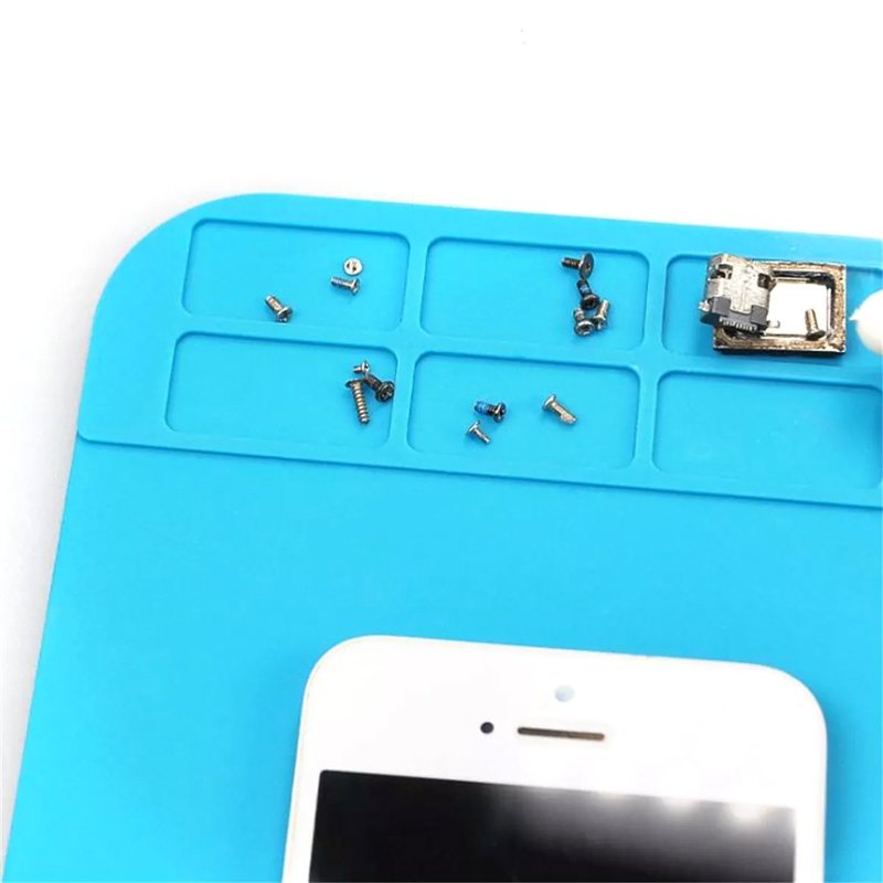 Βάση εργασίας NZ24, αντιστατική, ελαστική, 20x30cm, μπλε - Image 3