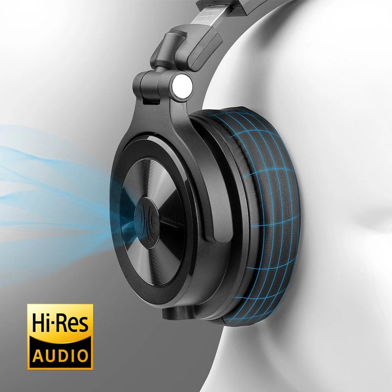 ONEODIO headset Monitor 40, 6.35mm & 3.5mm σύνδεση, Hi-Res, 50mm, μαύρο - Image 4