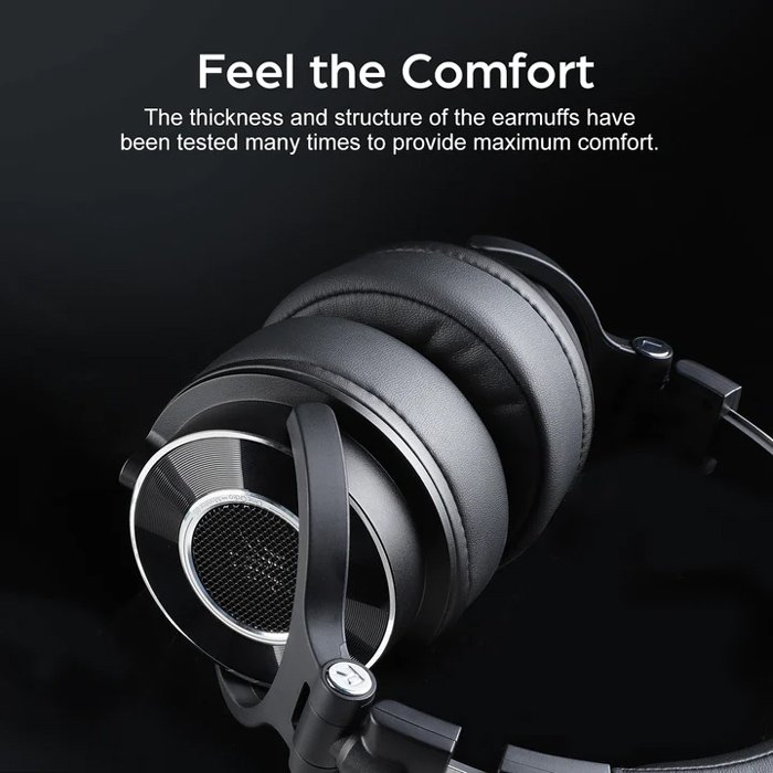 ONEODIO headset Monitor 60, 6.35mm & 3.5mm σύνδεση, Hi-Res, 50mm, μαύρο - Image 6