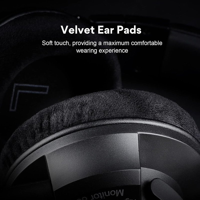 ONEODIO headset Monitor 80, 6.35mm & 3.5mm σύνδεση, Hi-Res, 40mm, μαύρο - Image 4