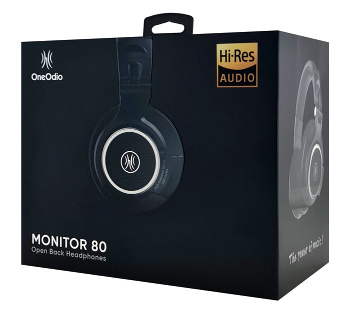 ONEODIO headset Monitor 80, 6.35mm & 3.5mm σύνδεση, Hi-Res, 40mm, μαύρο - Image 8