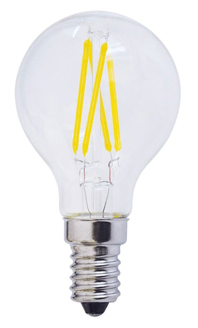 OPTONICA LED λάμπα G45 Filament 1478, 4W, 4500K, E14, 400lm