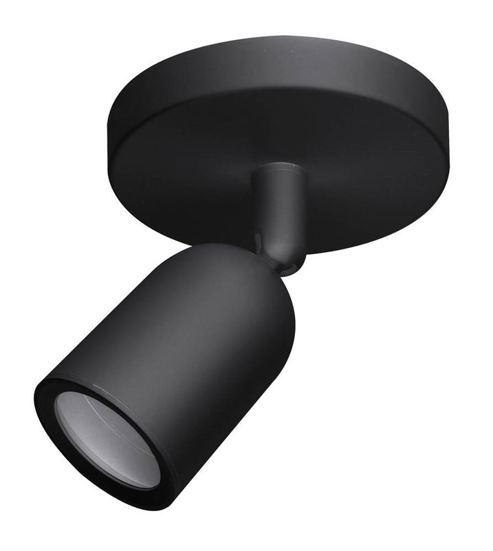 OPTONICA φωτιστικό spot 2022, για λάμπα GU10, πλαστικό, IP20, μαύρο