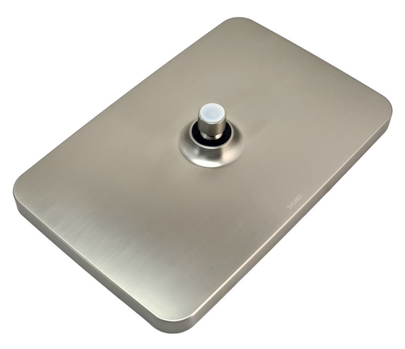 BRUNO κεφαλή ντους P25650YGNB, ορθογώνια, 34x22cm, ασημί - Image 3