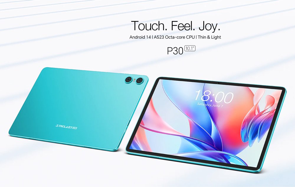 TECLAST tablet P30, 10.1", 4/128B, Android 14, 6000mAh, μπλε - Image 3