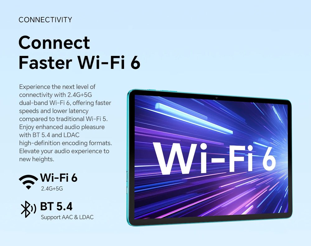 TECLAST tablet P30, 10.1", 4/128B, Android 14, 6000mAh, μπλε - Image 5