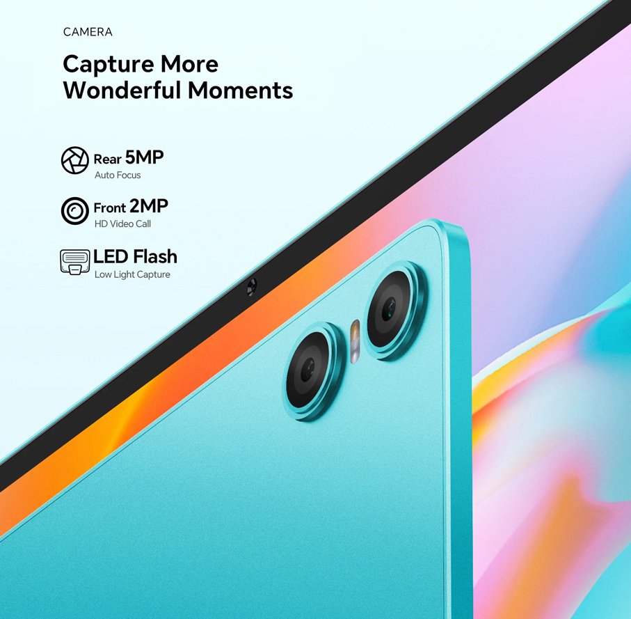 TECLAST tablet P33, 10.1", 3/64GB, Android 15, 6000mAh, μπλε - Image 6