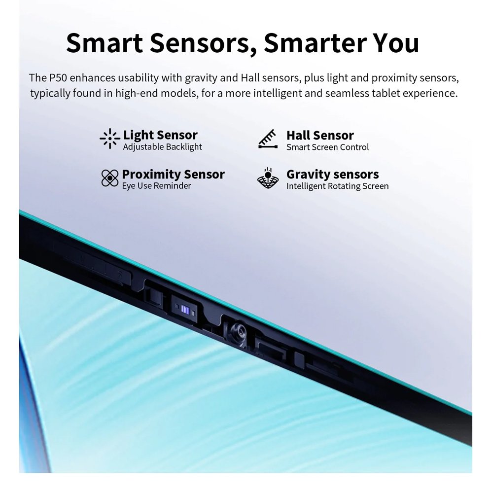 TECLAST tablet P50 2025, 11", 8/128GB, 4G, Android 15, 7000mAh, μπλε - Image 7