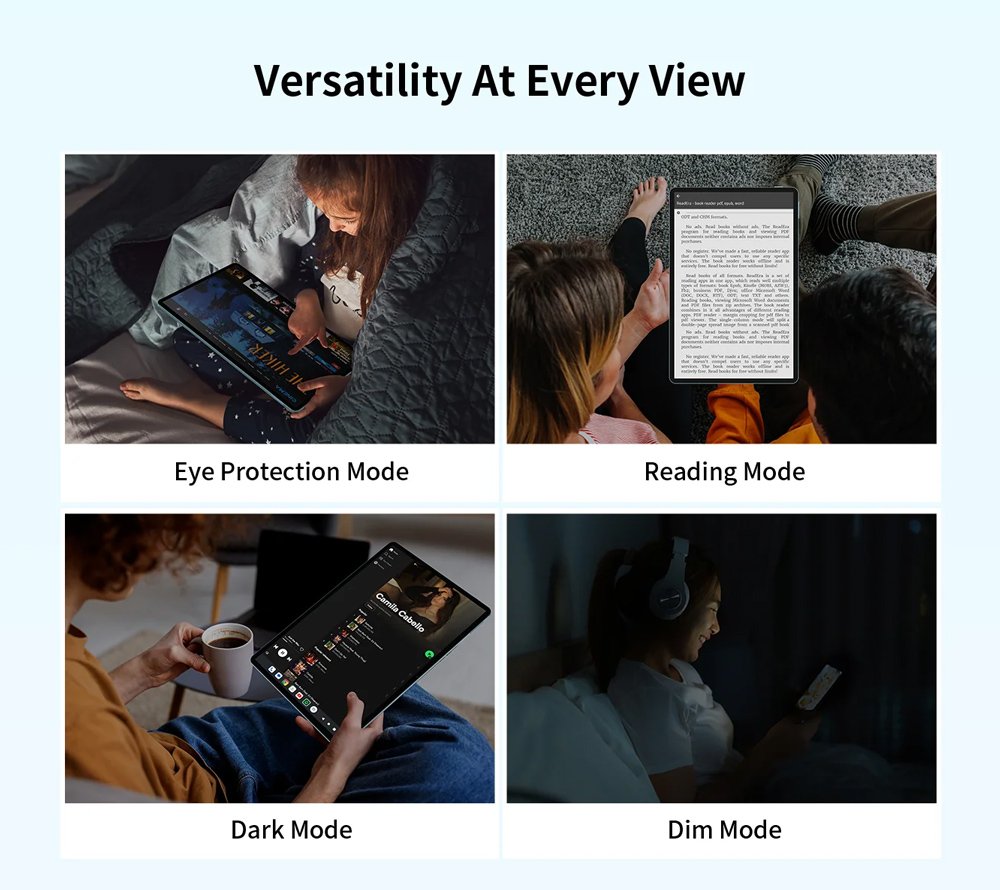 TECLAST tablet P50 2025, 11", 8/128GB, 4G, Android 15, 7000mAh, μπλε - Image 12