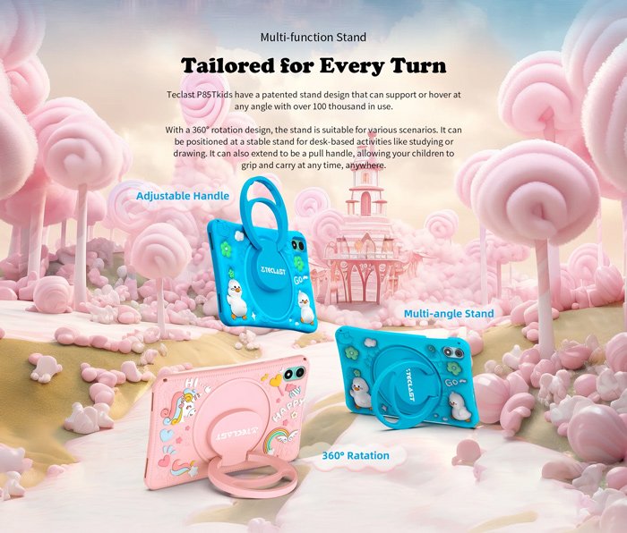 TECLAST tablet P85T Kids, 8" HD, 4/64GB, Android 14, 5000mAh, μπλε - Image 8