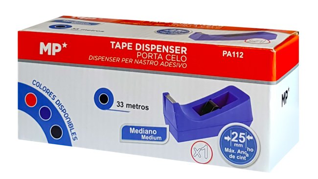 MP βάση κολλητικής ταινίας PA112, για επαγγελματική χρήση, κόκκινη - Image 2
